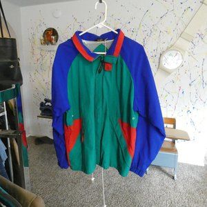 Field & Stream Windbreaker Color block Vantage Cloth Vintage